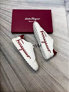 Tênis Salvatore Ferragamo "Red&White"