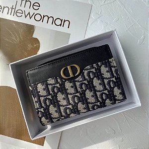 Carteira Dior Jacquard "Black"