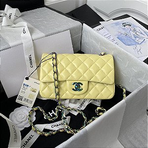 chanel pearl flap bolsa