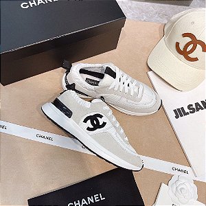 Tênis Chanel "White&Gray"