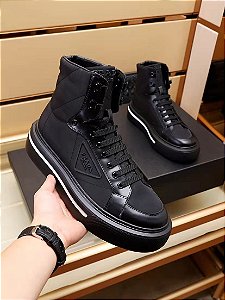 Tênis Prada Macro Re-Nylon "All Black"