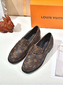 Mocassim Louis Vuitton Classic Monogram "Brown"