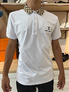 Camiseta Polo Louis Vuitton "White" (PRONTA ENTREGA)