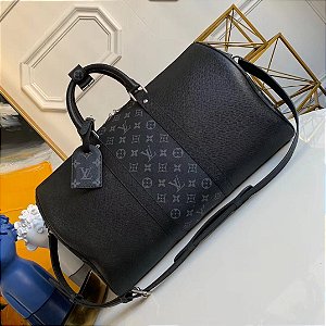 Bolsa de Viagem Louis Vuitton Keepall 45 "Canvas Monogram Eclipse/Taiga"