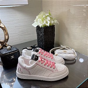 Tênis Chanel Sneaker "White/Pink" 
