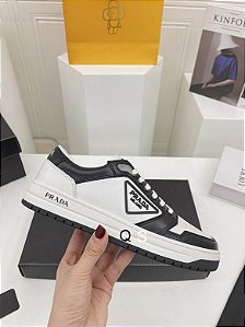 Tênis Prada Sneaker White&Black - LLebu: A melhor experiência de