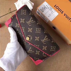 Carteira Louis Vuitton Sarah "Monogram/Coquelicot"