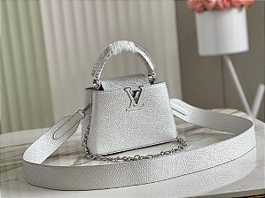 Bolsa Capucines Mini "Silver"