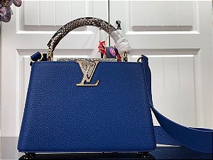 Bolsa Louis Vuitton Capucines "Royal Blue"
