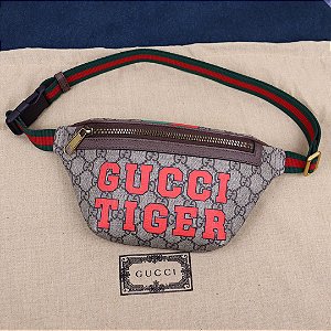 Pochete Gucci GG Tiger "Brown"