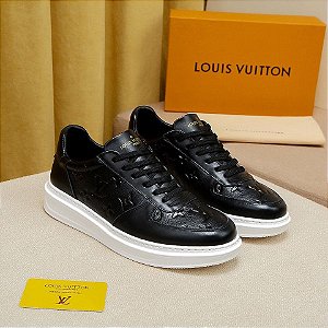 Tênis Louis Vuitton "Black/Monogram"