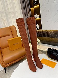 Bota Louis Vuitton Over Knee "Caramel"