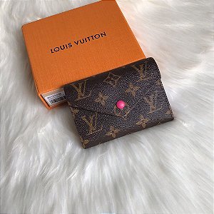 Carteira Louis Vuitton Victorine "Brown / Pink"