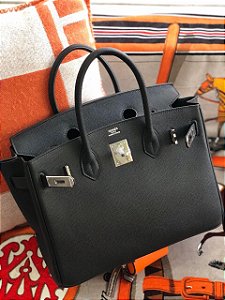 Bolsa Hermes Birkin  "Black/Silver"