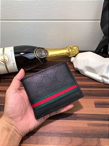 Carteira Gucci "GG Black"