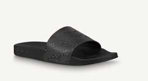 Chinelo Louis Vuitton Monogram Black - LLebu: A melhor