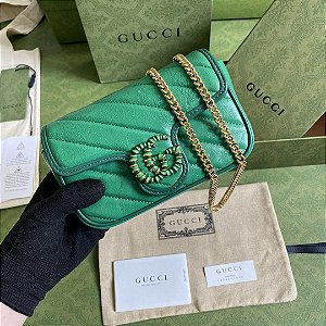 Bolsa Gucci Marmont Super Mini "Green"