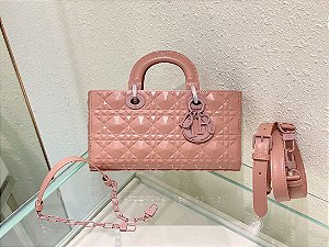 Bolsa Lady Dior D-JOY "Strawberry Yogurt"