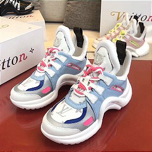 Tênis Louis Vuitton Archlight "White/Blue/Pink"