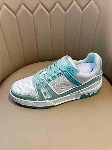 Tênis Louis Vuitton Trainer Sneaker "Turquoise"