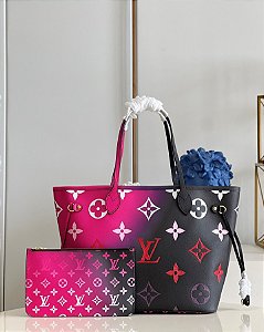 Bolsa Louis Vuitton Neverfull Monogram "Fúcsia Midnight"