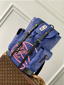 Mochila Louis Vuitton x NBA Christopher MM "Blue"