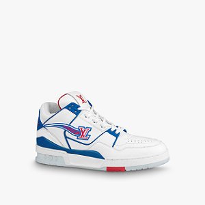 Tênis Louis Vuitton Trainer "White/Blue/Red"