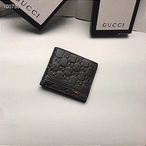 Carteira Gucci "Supreme GG Black"