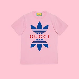 Camiseta Gucci x Adidas "Light Pink"