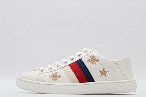 Tênis Gucci Ace "White/Bee/Star"