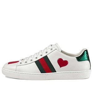 Tênis Gucci Ace "White/Heart"