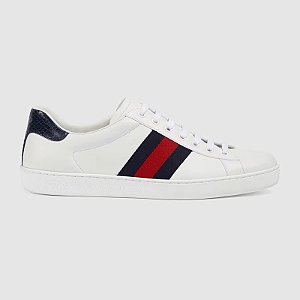 Tênis Gucci Ace "White/Blue"