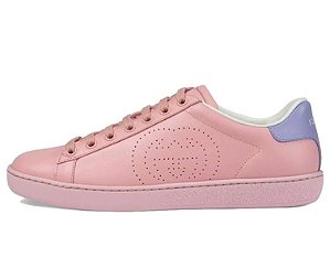 Tênis Gucci Ace "Interlocking G/Pink"