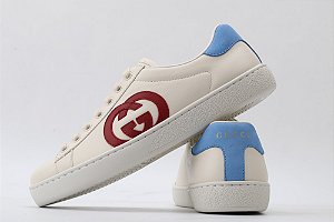 Tênis Gucci Ace "White/Blue/Red"