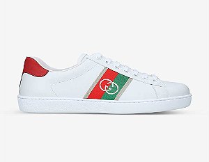 Tênis Gucci Ace "White/Red/Green"