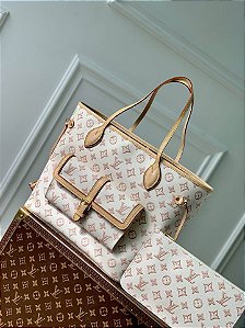 Bolsa Louis Vuitton Neverfull Monogram "Beige Clair"