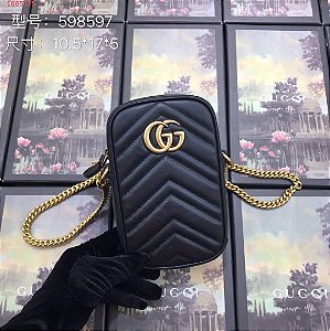 Bolsa Gucci Marmont GG Mini "Black"