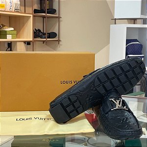 Mocassim Louis Vuitton "Monogram Black" (PRONTA ENTREGA)