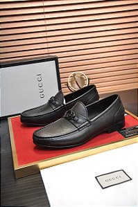 Mocassim Gucci Interlocking G "All Black"