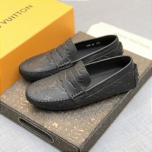 Mocassim Louis Vuitton "Monogram Black "