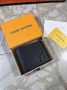 Carteira Louis Vuitton Multiple "Aerogram/Black"