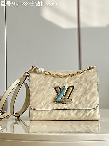 Bolsa Louis Vuitton Twist MM "Cream"