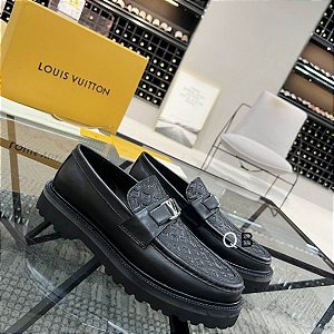 Mocassim Louis Vuitton "Black/Manogram"