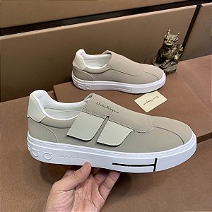 Tênis Salvatore Ferragamo "Gray/White"