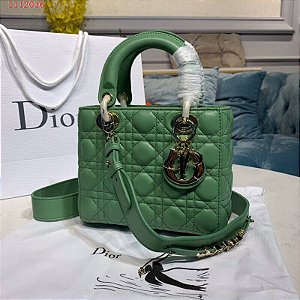 Bolsa Lady Dior Small "Spring green"