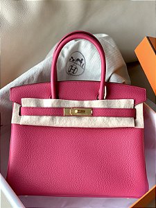 Bolsa Hermès Birkin "Pink/Gold"