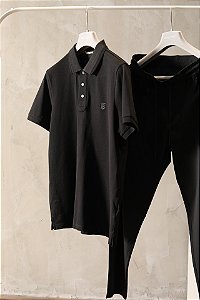 Camisa polo Burberry "Black"