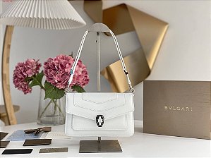 Bolsa Bvlgari Serpenti Forever East-West "White"