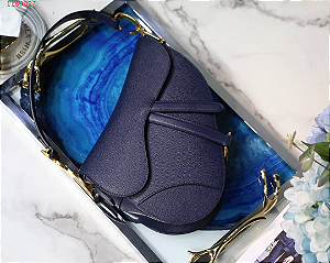 Bolsa Dior Saddle "Indigo Blue"