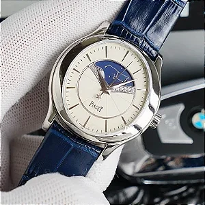 Relógio Piaget "Silver/Blue" (PRONTA ENTREGA)